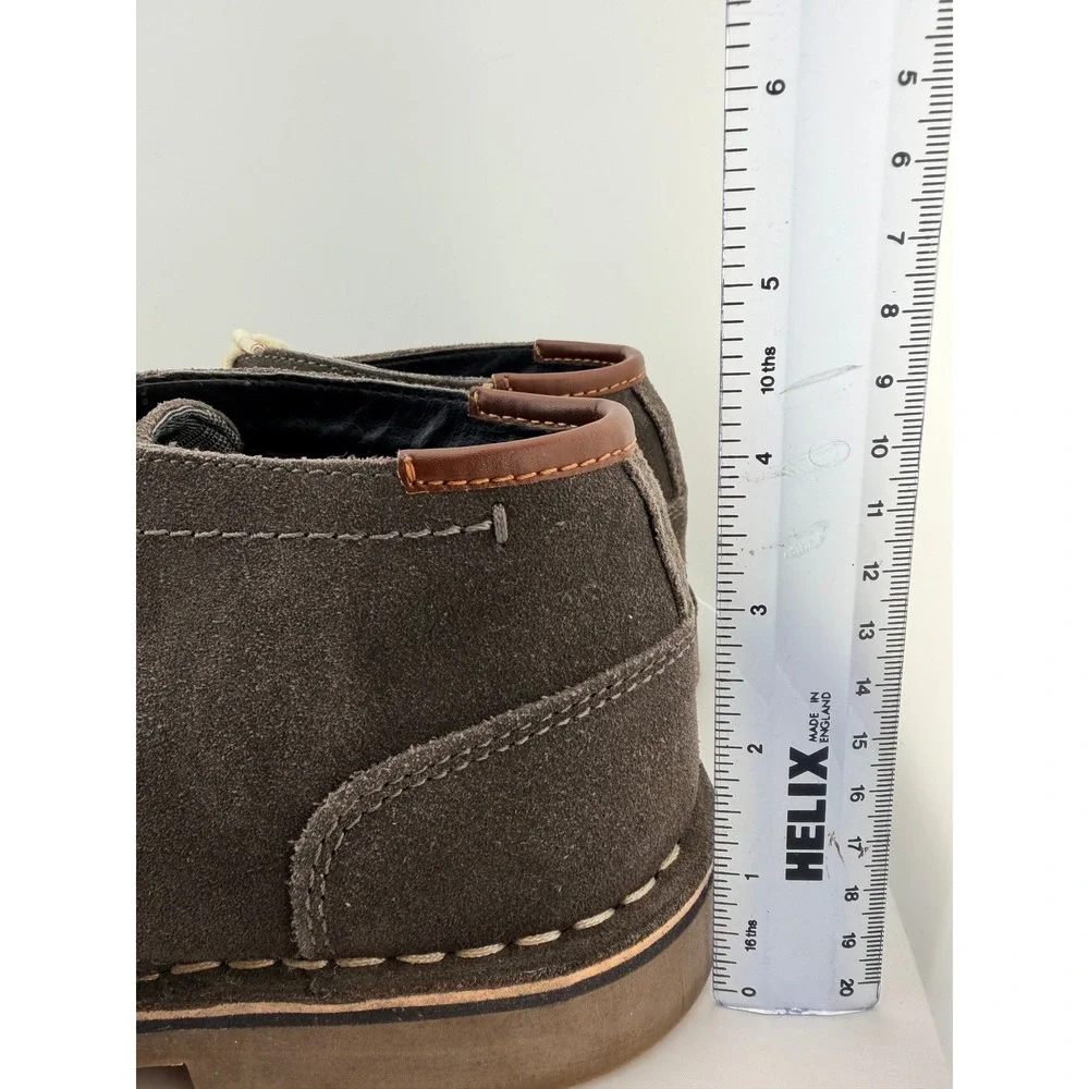 Kenneth Cole Reaction Desert Wind Suede Chukka Boots Charcoal Gray Mens 10.5 M